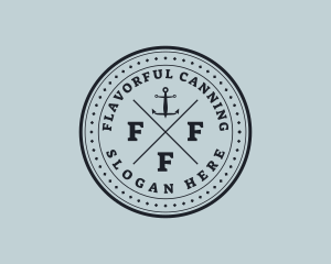 Nautical Sea Anchor logo design