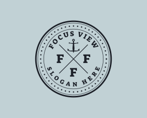 Nautical Sea Anchor logo design