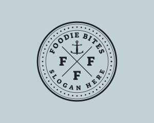 Nautical Sea Anchor logo design