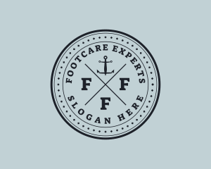 Nautical Sea Anchor logo design