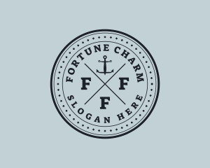 Nautical Sea Anchor logo design