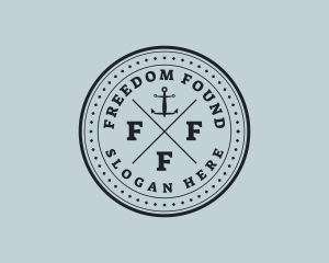 Nautical Sea Anchor logo design