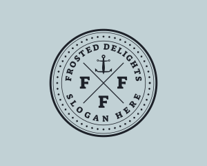 Nautical Sea Anchor logo design