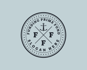 Nautical Sea Anchor logo design