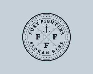 Nautical Sea Anchor logo design