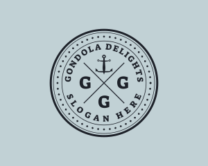 Nautical Sea Anchor logo design