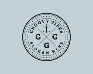 Nautical Sea Anchor logo design