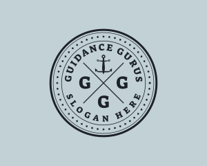 Nautical Sea Anchor logo design