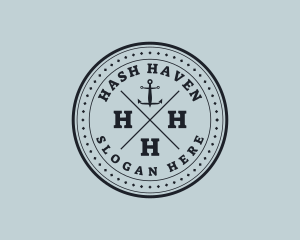 Nautical Sea Anchor logo design