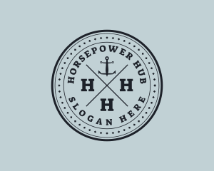 Nautical Sea Anchor logo design