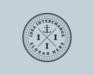 Nautical Sea Anchor logo design