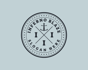 Nautical Sea Anchor logo design