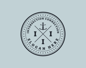 Nautical Sea Anchor logo design