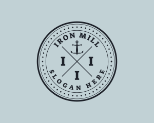 Nautical Sea Anchor logo design