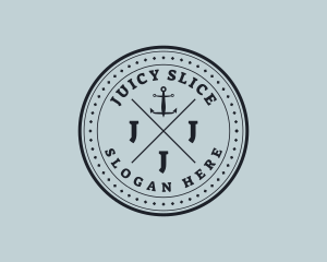 Nautical Sea Anchor logo design