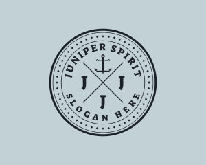 Nautical Sea Anchor logo design