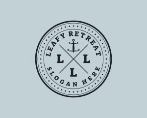 Nautical Sea Anchor logo design