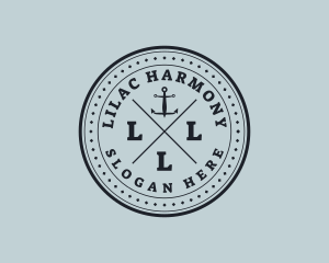 Nautical Sea Anchor logo design