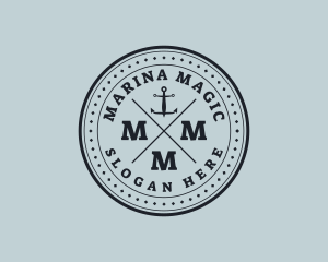 Nautical Sea Anchor logo design