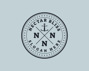 Nautical Sea Anchor logo design