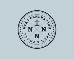 Nautical Sea Anchor logo design