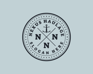 Nautical Sea Anchor logo design