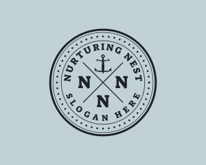 Nautical Sea Anchor logo design