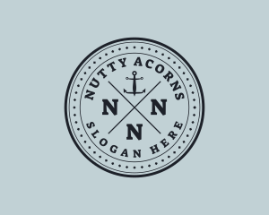 Nautical Sea Anchor logo design