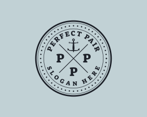 Nautical Sea Anchor logo design