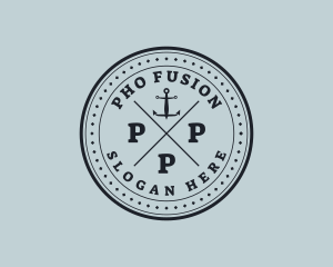 Nautical Sea Anchor logo design