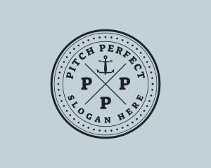 Nautical Sea Anchor logo design