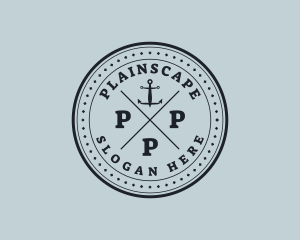 Nautical Sea Anchor logo design