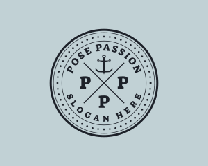 Nautical Sea Anchor logo design