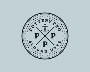 Nautical Sea Anchor logo design