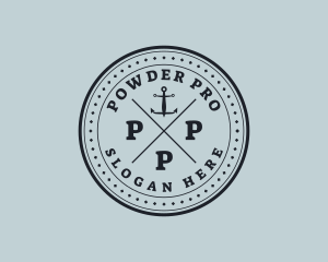 Nautical Sea Anchor logo design