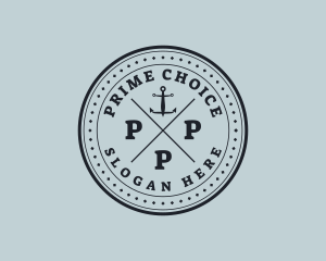 Nautical Sea Anchor logo design