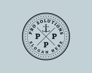 Nautical Sea Anchor logo design