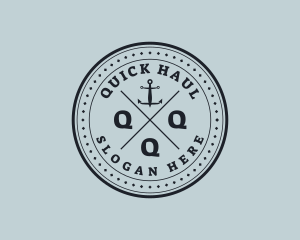 Nautical Sea Anchor logo design