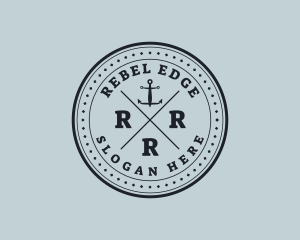 Nautical Sea Anchor logo design