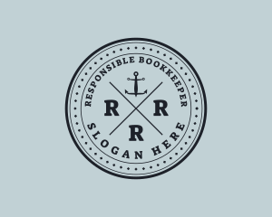 Nautical Sea Anchor logo design