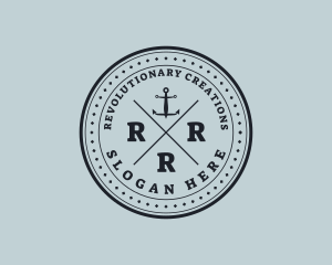 Nautical Sea Anchor logo design