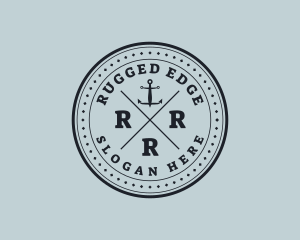 Nautical Sea Anchor logo design