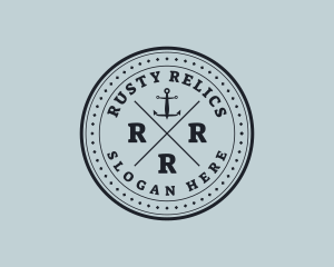 Nautical Sea Anchor logo design