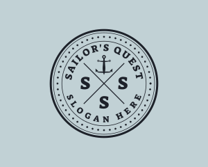 Nautical Sea Anchor logo design