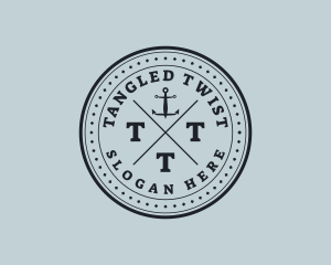 Nautical Sea Anchor logo design