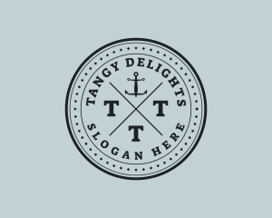 Nautical Sea Anchor logo design