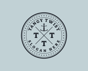 Nautical Sea Anchor logo design