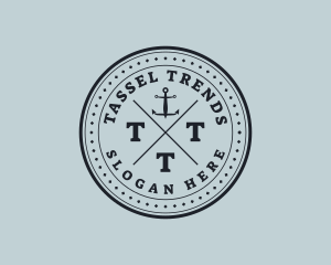 Nautical Sea Anchor logo design