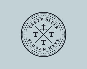 Nautical Sea Anchor logo design