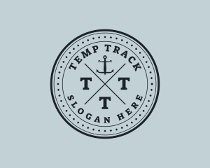 Nautical Sea Anchor logo design